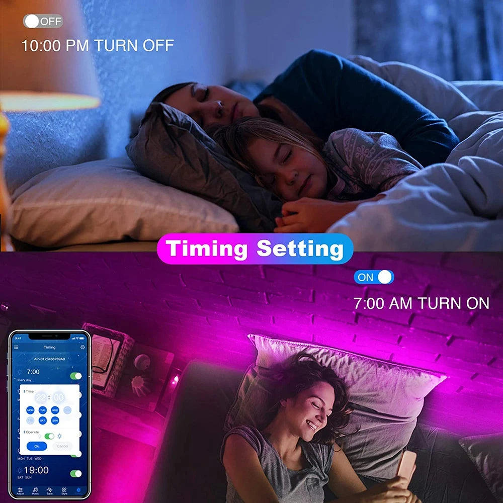 "AuraGlow™ Colour-Changing LED Lamp – Create the Perfect Mood Anywhere"