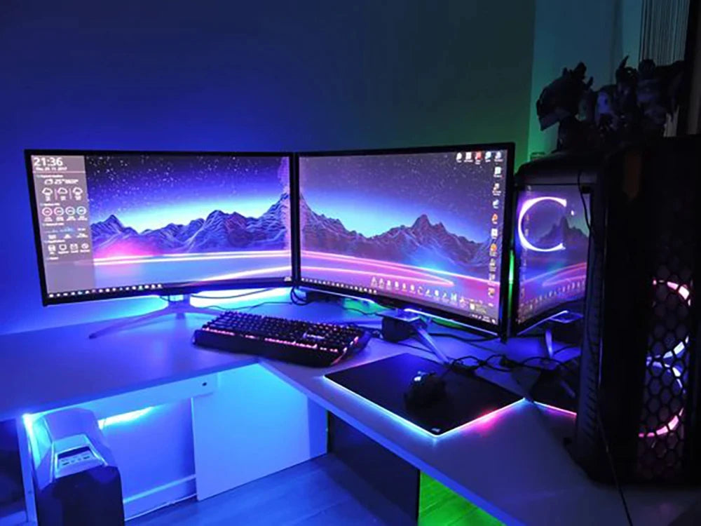 "AuraGlow™ Colour-Changing LED Lamp – Create the Perfect Mood Anywhere"