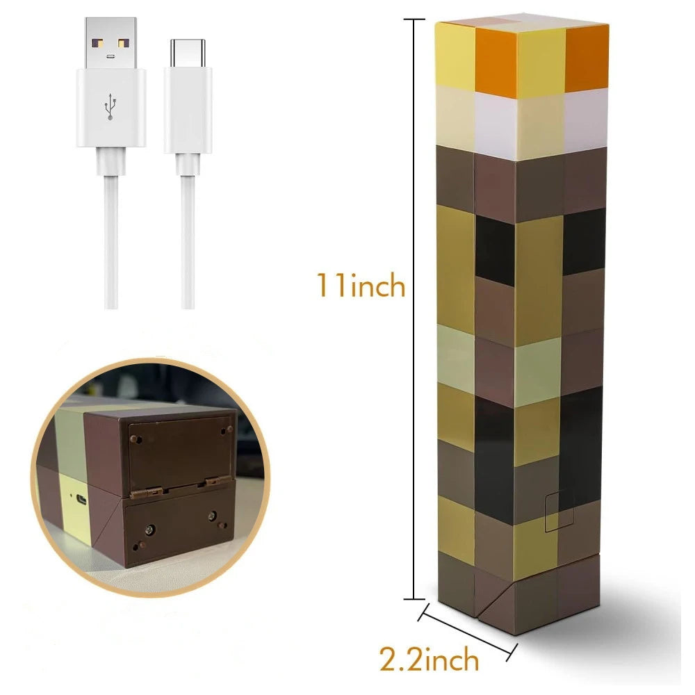 “BlockLight™ Pixel Lamp – Retro Glow for Every Gamer’s Space”