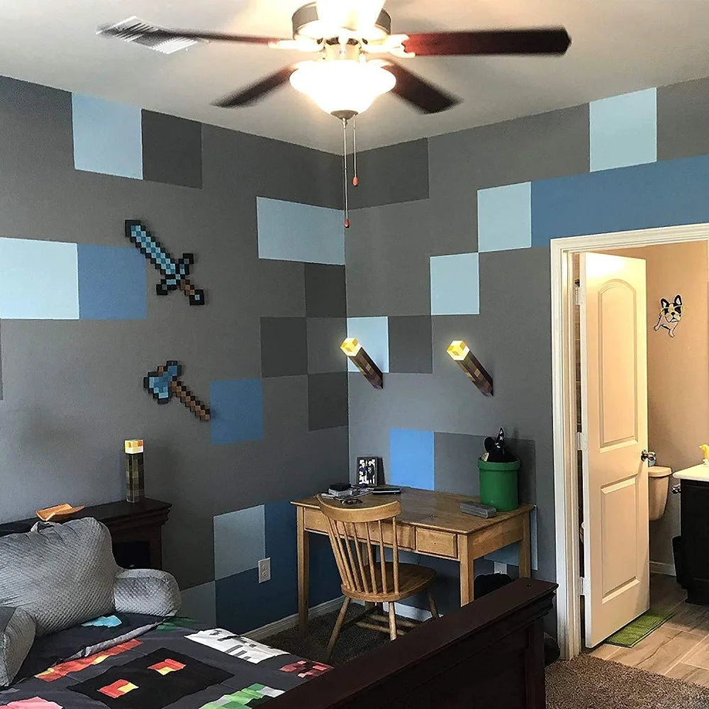 “BlockLight™ Pixel Lamp – Retro Glow for Every Gamer’s Space”