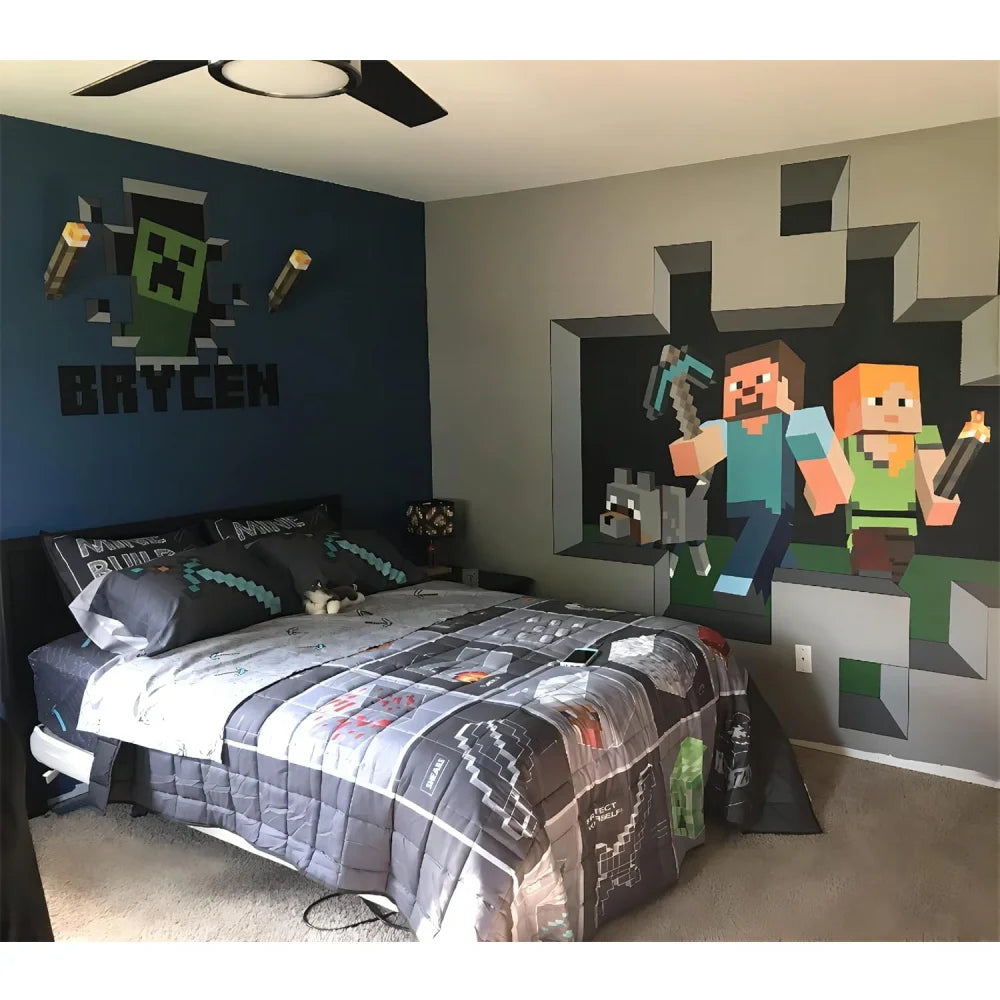 “BlockLight™ Pixel Lamp – Retro Glow for Every Gamer’s Space”