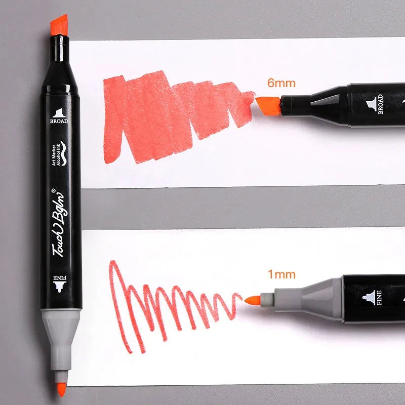 Premium Marker Pen Set – 60-Colour Alcohol & Water-Based Art Markers for Drawing, Journals & Crafts